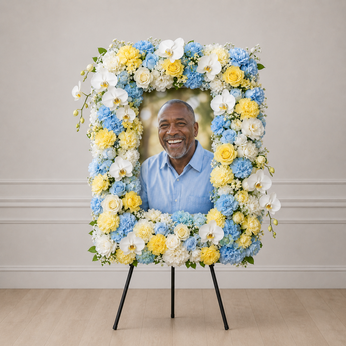 Orchid Garden Floral Photo Display - Customize