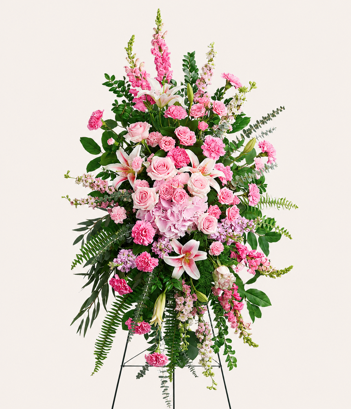 Blushing Heaven Pink Standing Spray