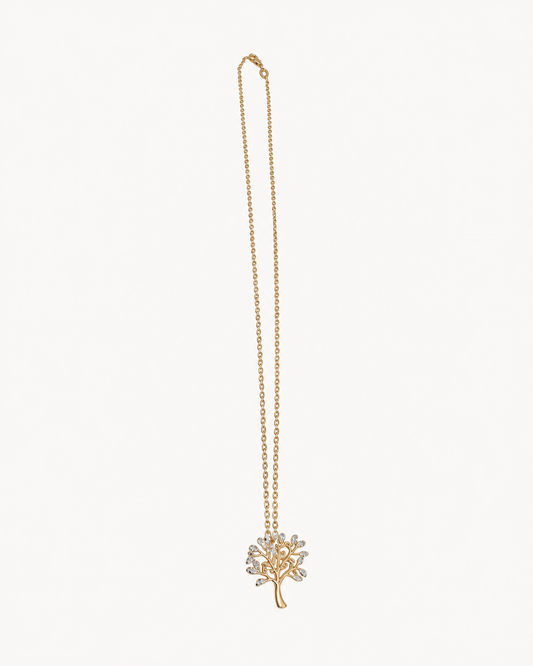 Tree of Life Slider Necklace - 18K Gold Filled