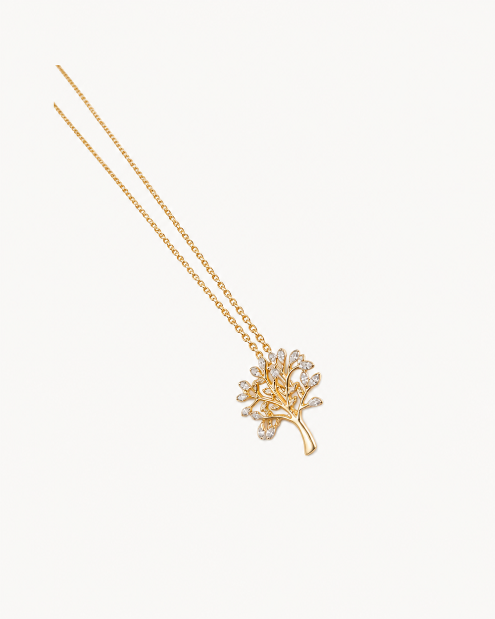 Tree of Life Slider Necklace - 18K Gold Filled