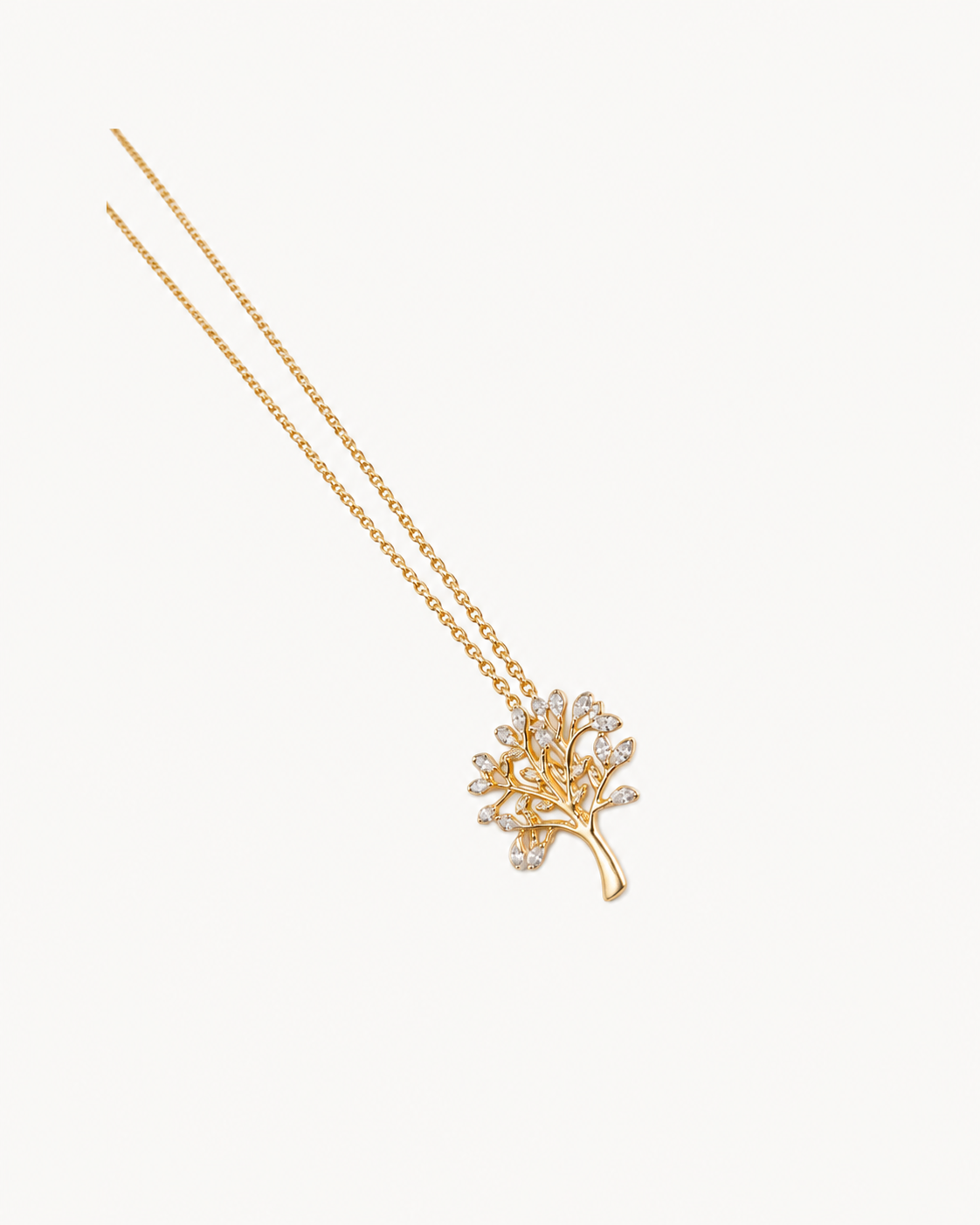 Tree of Life Slider Necklace - 18K Gold Filled