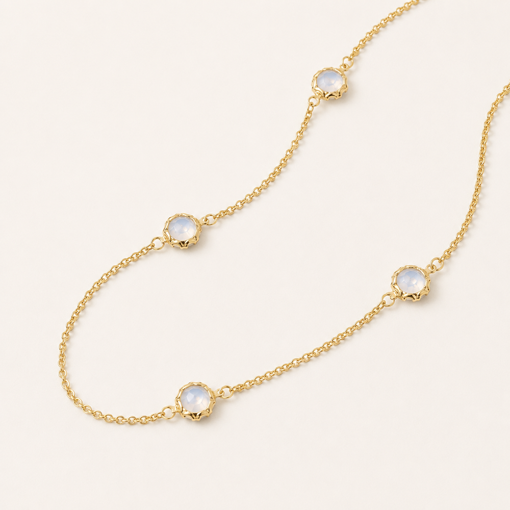 Moonlit Wishes Moonstone Set - 18K Gold Filled