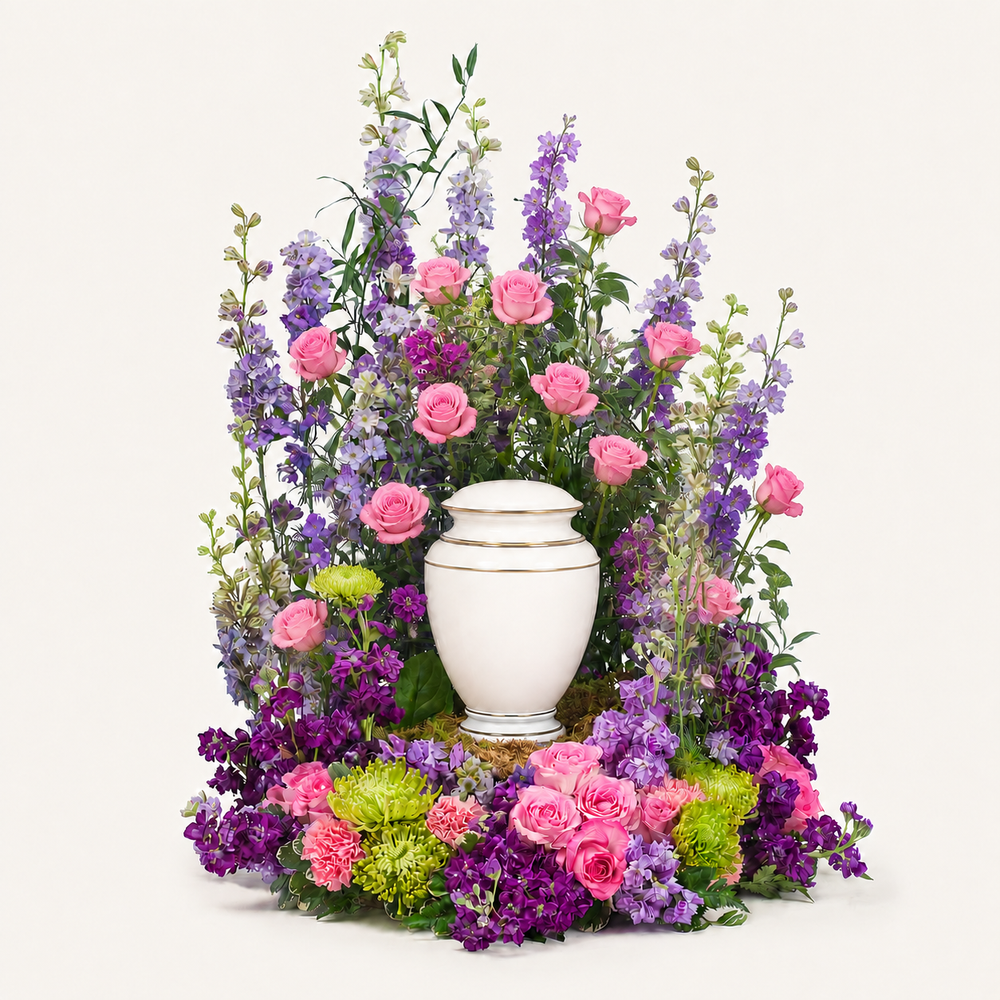 Love in Bloom Urn Flower Arrangement