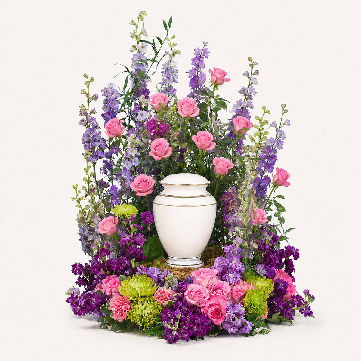 Love in Bloom Urn Flower Arrangement