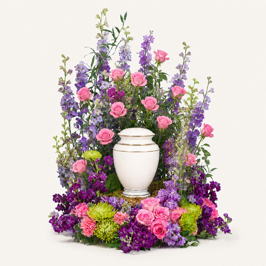 Love in Bloom Urn Flower Arrangement