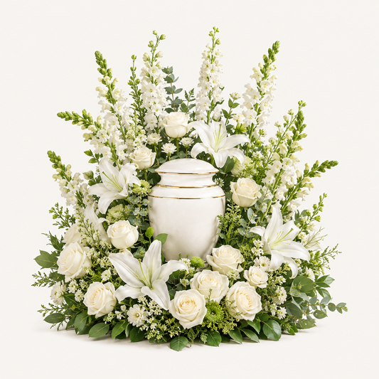 Lili's Garden Urn Flower Arrangement