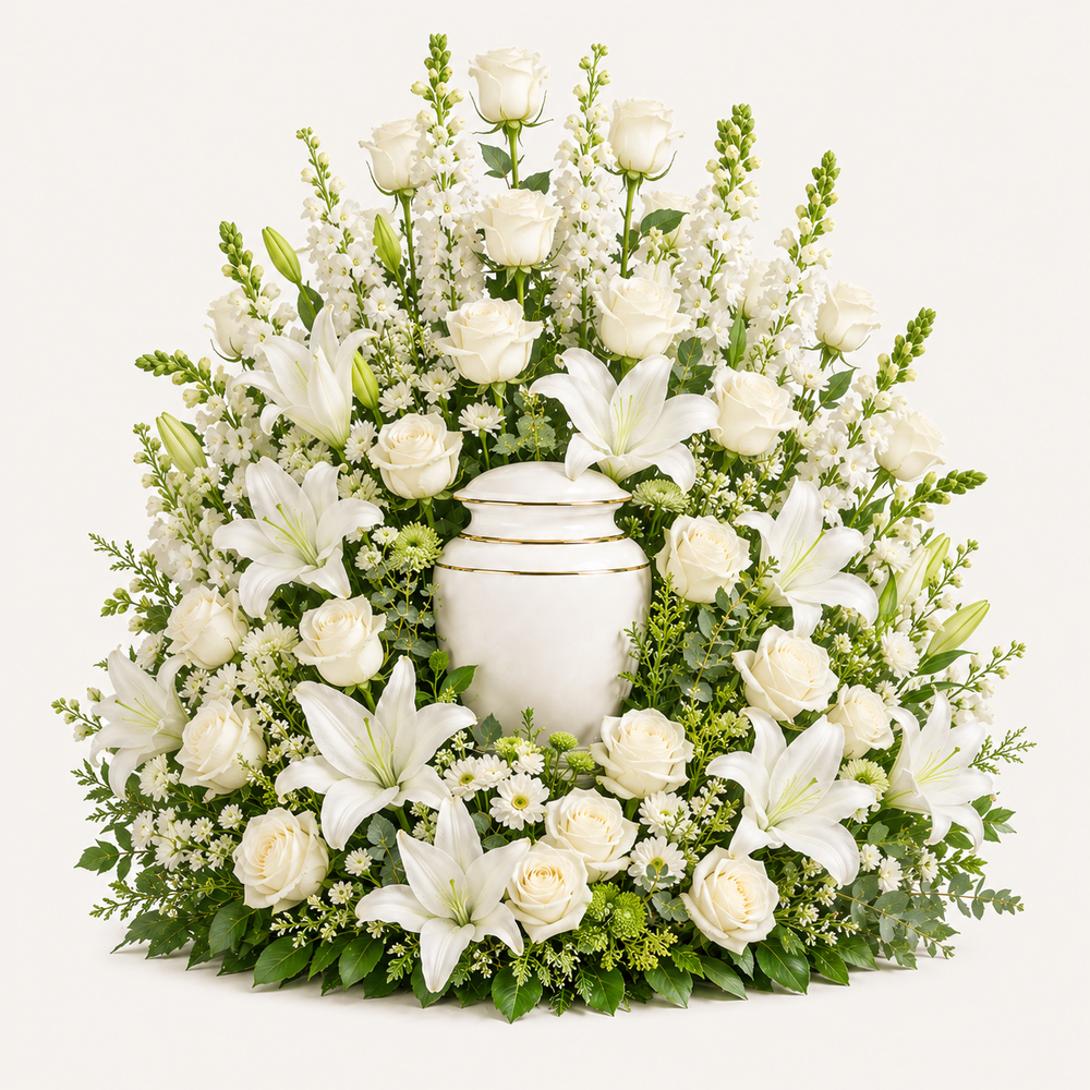 Lili's Garden Urn Flower Arrangement