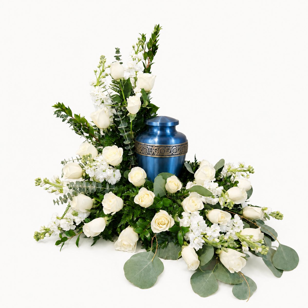 Peaceful Petals Urn Flower Arrangement