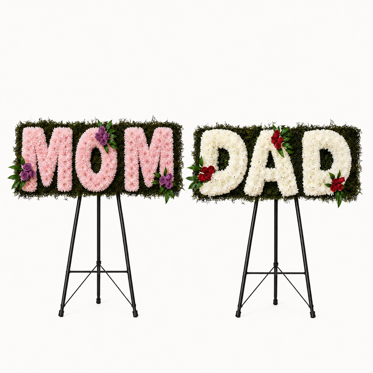 Forever Loved Floral Tribute - Custom Letters