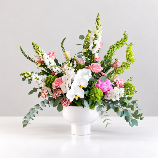 Secret Garden Arrangement in Pedestal