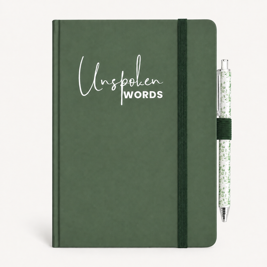 Unspoken Words - Lined Journal to Write Freely