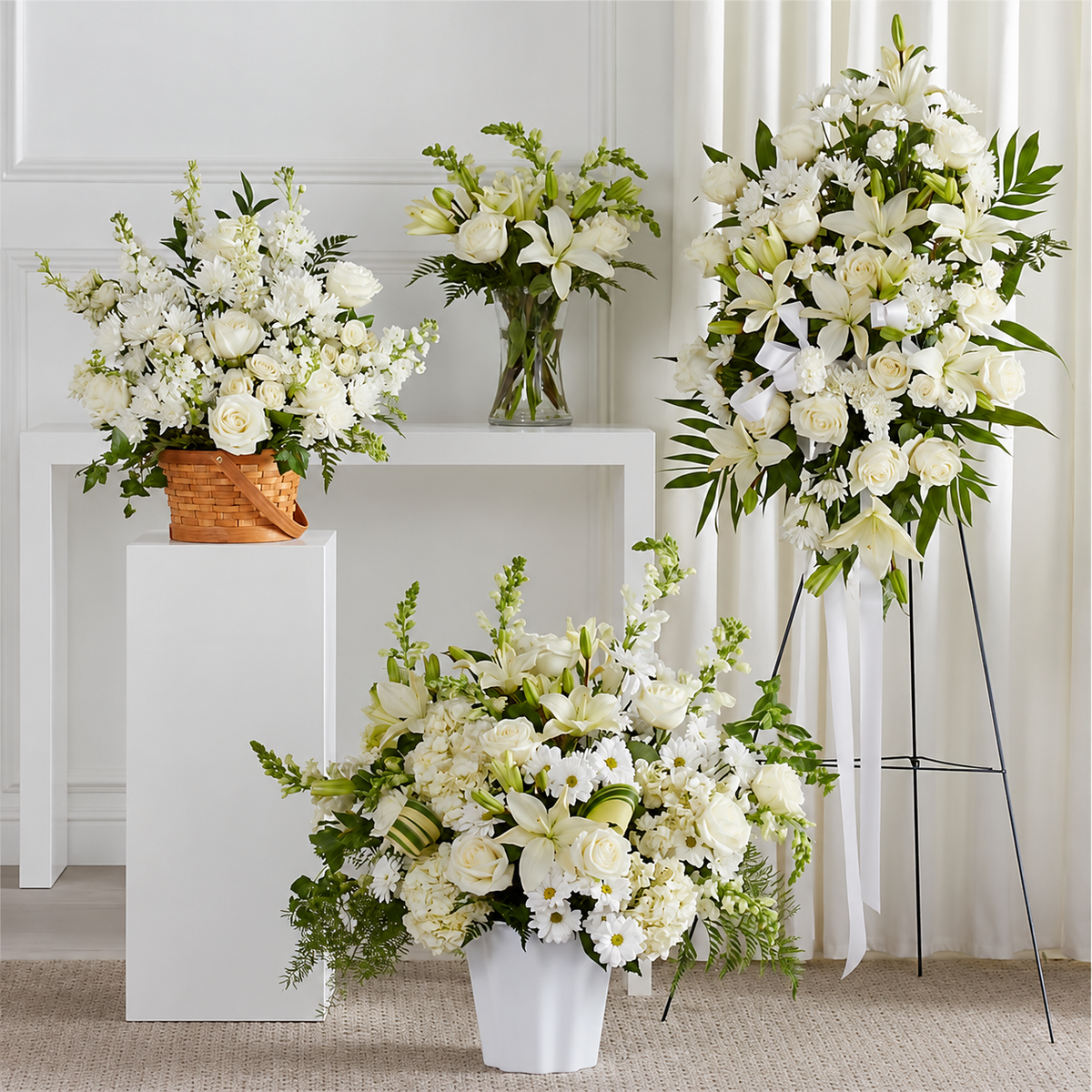 Memorial Service Package - Casket & Urn Tributes
