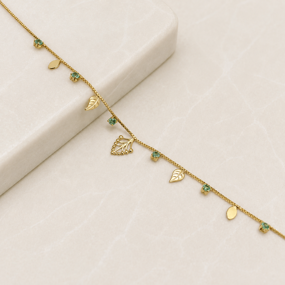 Whispering Willow Choker - 18K Gold Filled