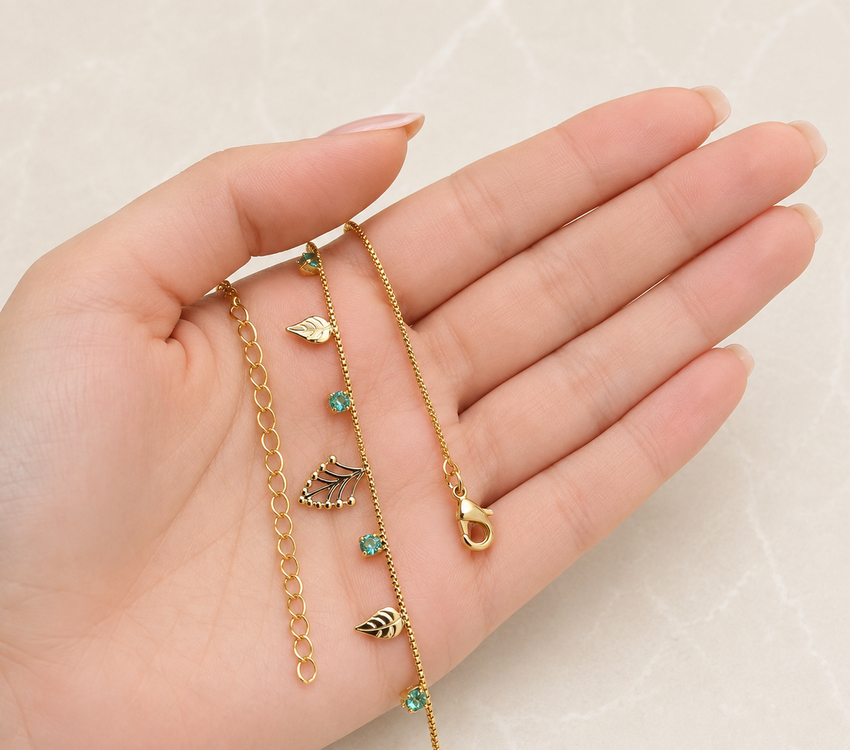 Whispering Willow Choker - 18K Gold Filled