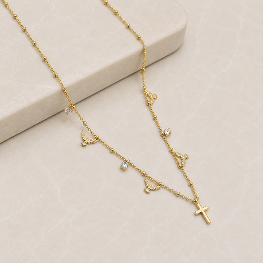 Heaven Sent Choker - 18K Gold Filled