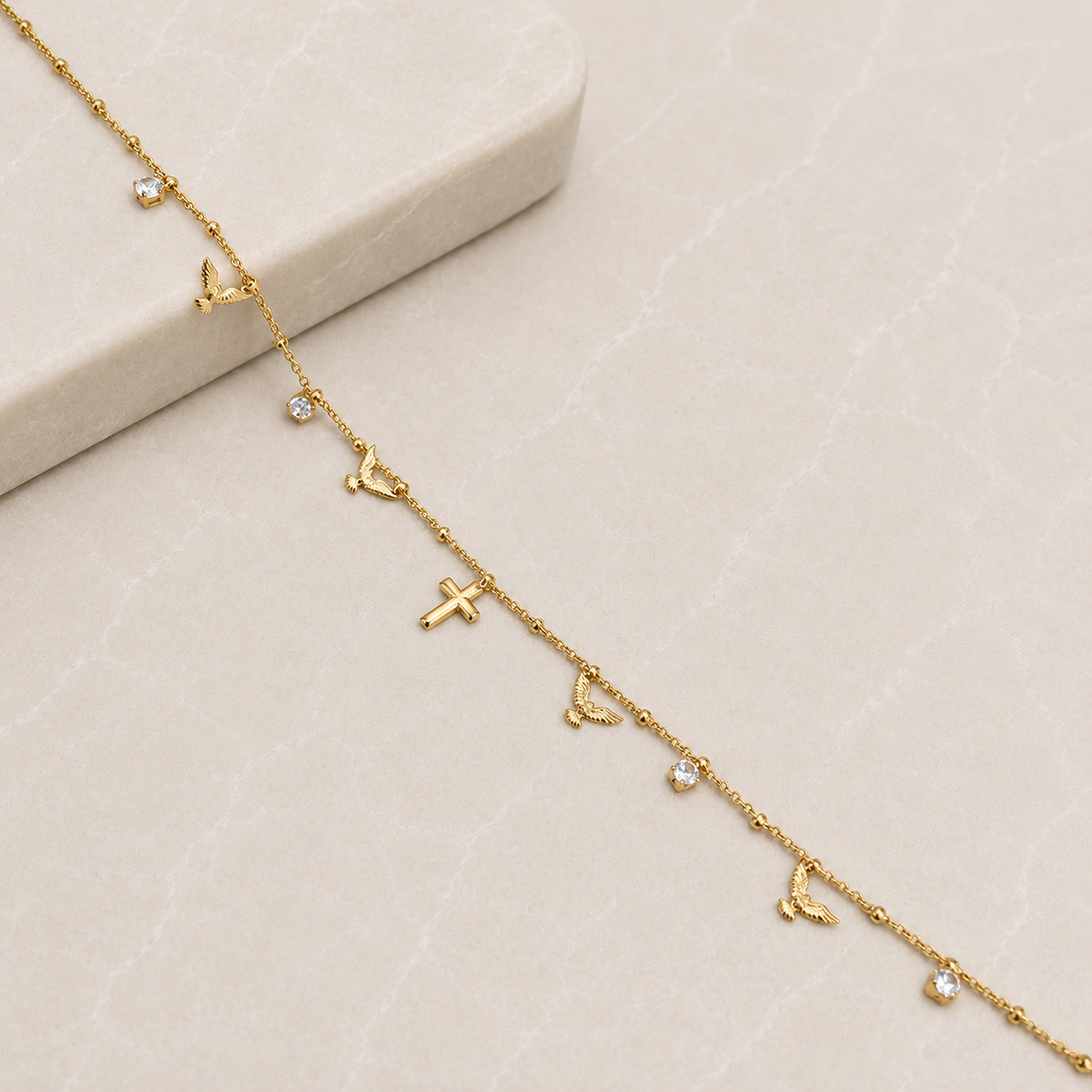 Heaven Sent Choker - 18K Gold Filled