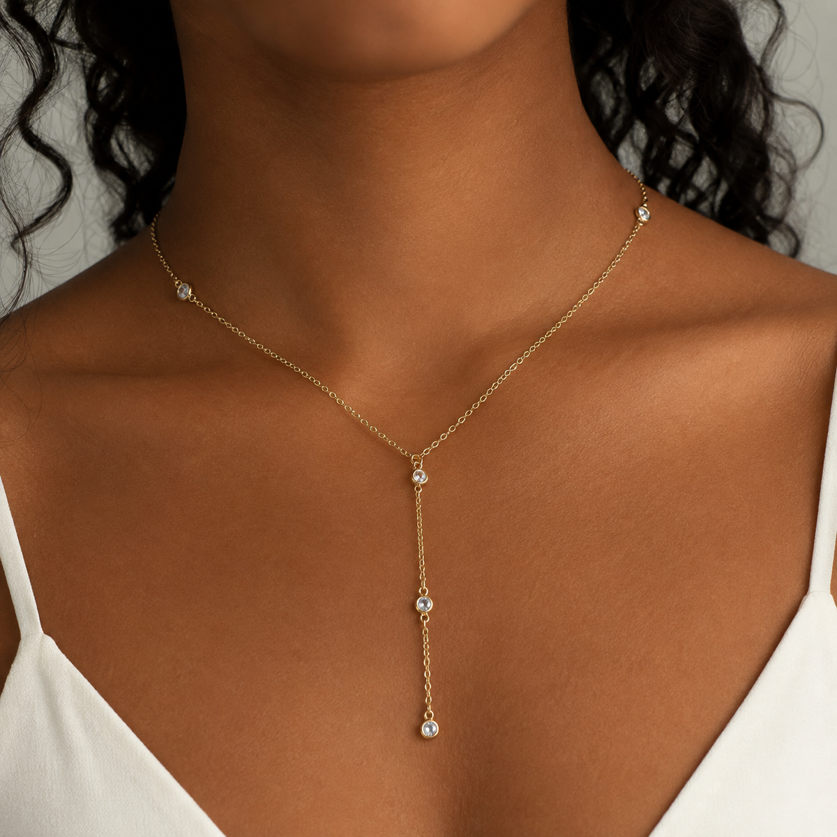 Dancing Starlight Necklace - 18K Gold Filled