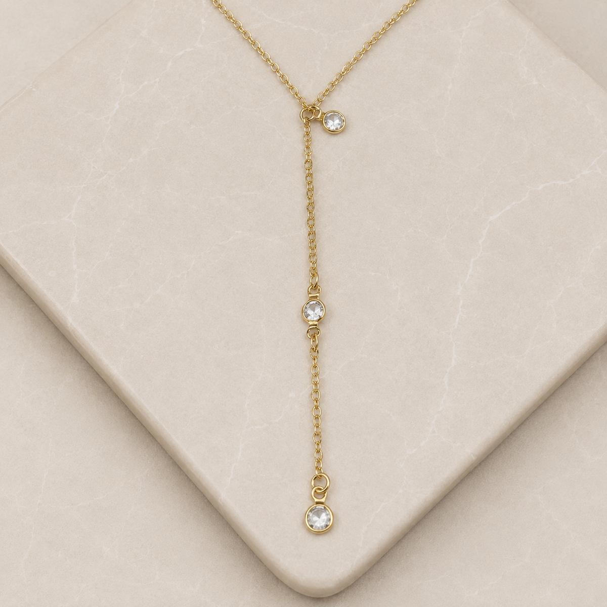 Dancing Starlight Necklace - 18K Gold Filled