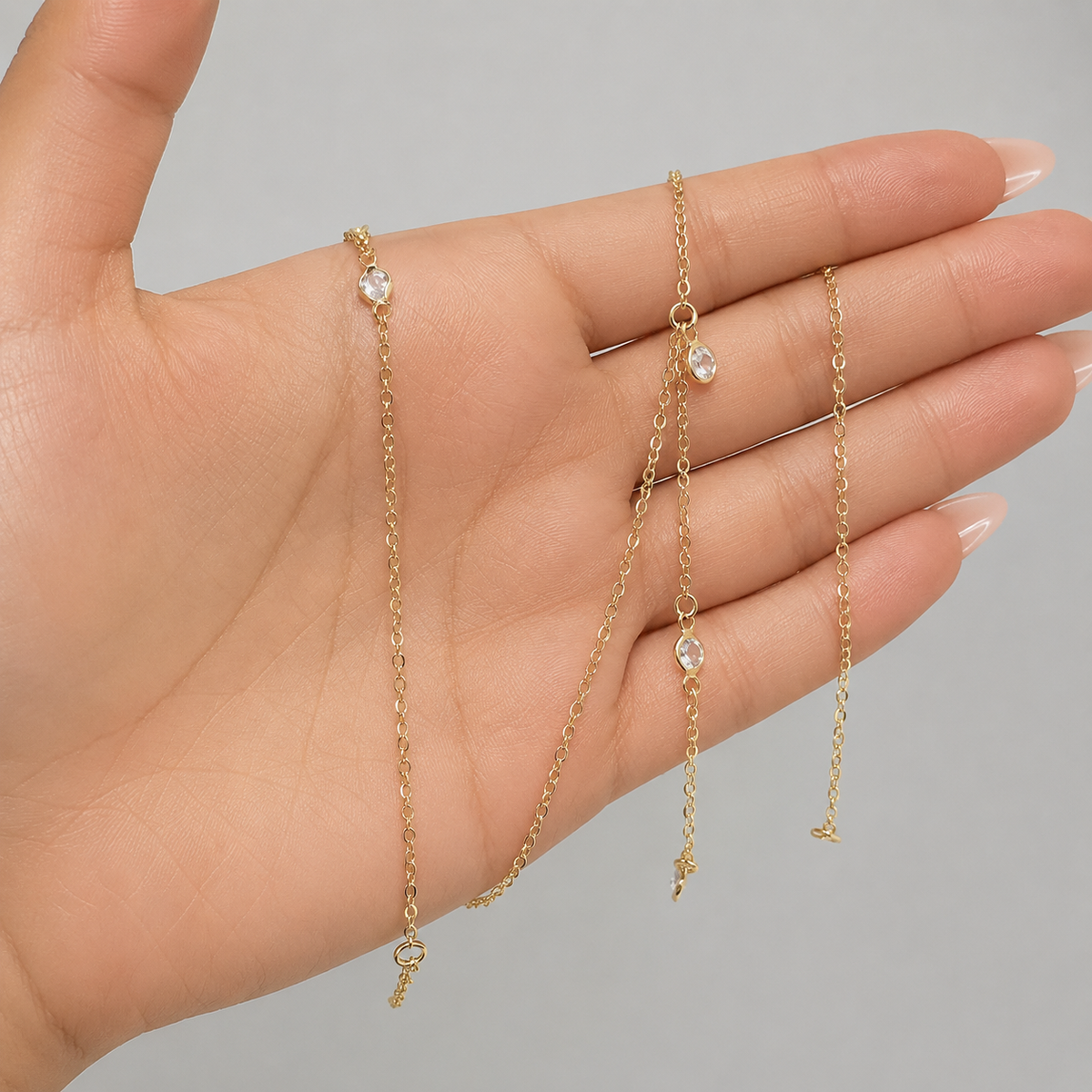 Dancing Starlight Necklace - 18K Gold Filled