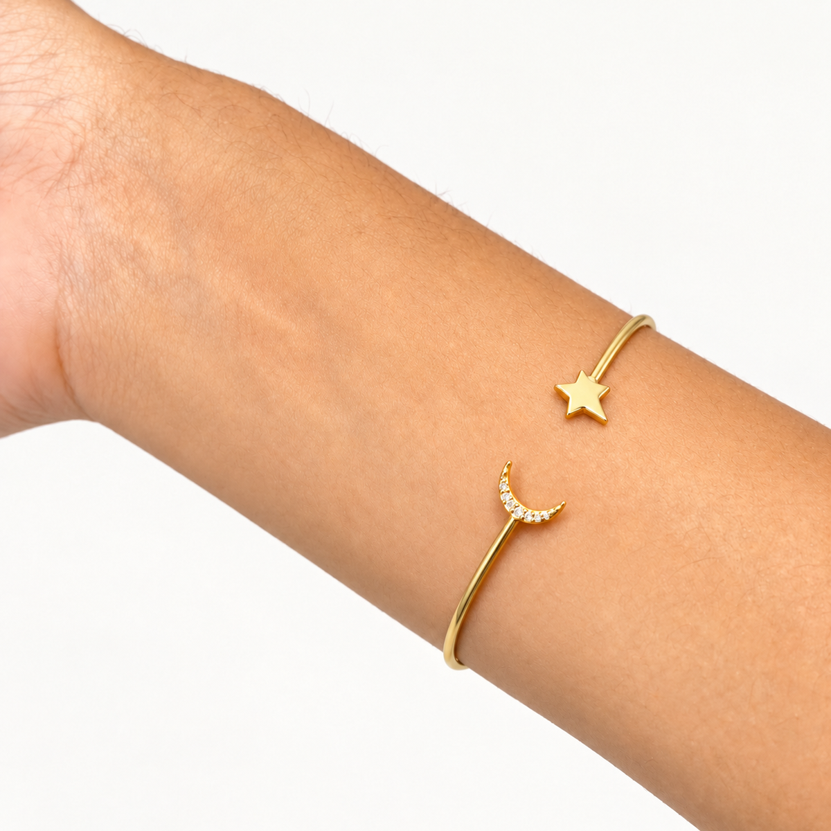 Moon & Star Keepsake Set or Individual Pieces - 18K Gold Filled