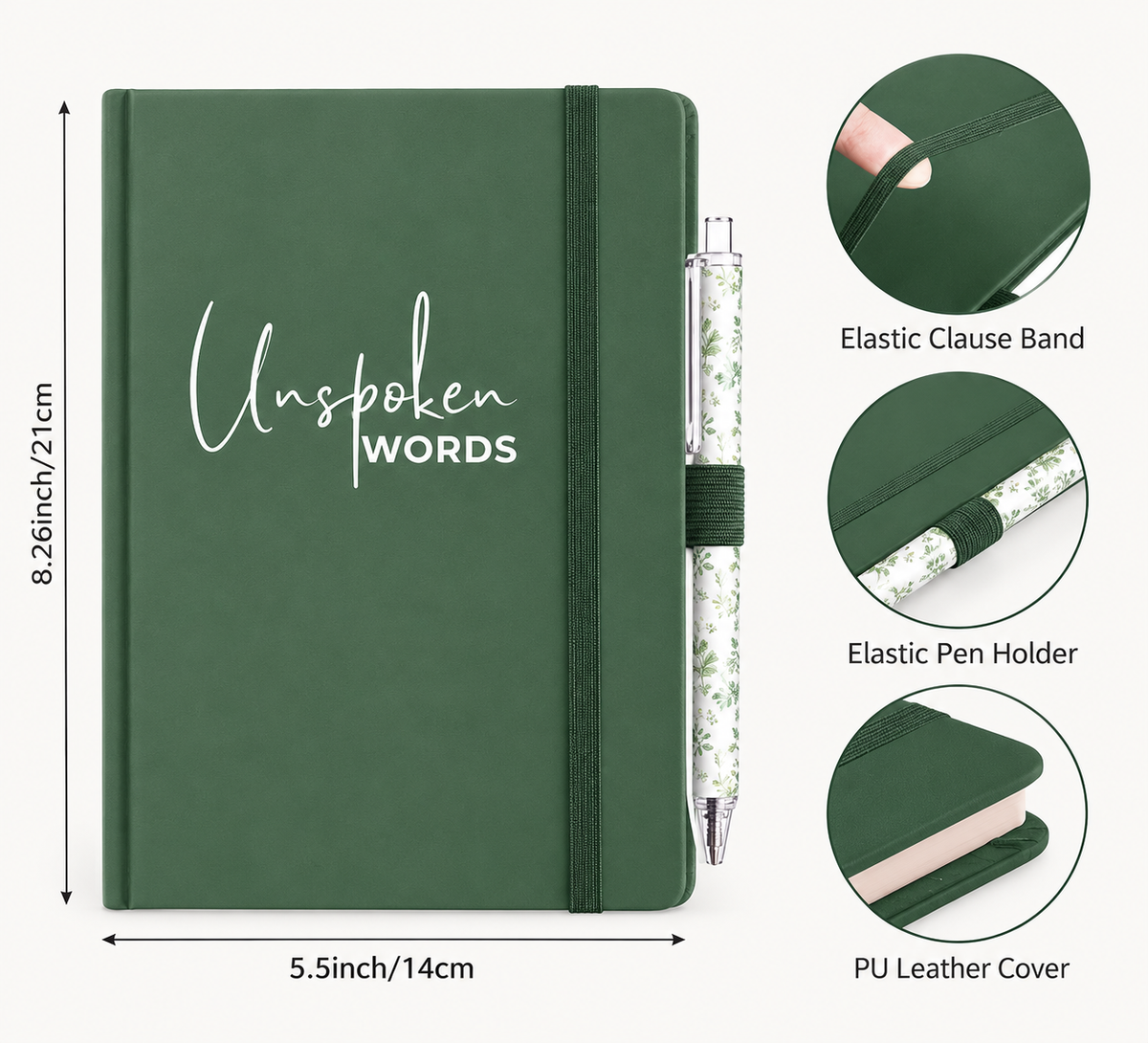 Unspoken Words - Lined Journal to Write Freely