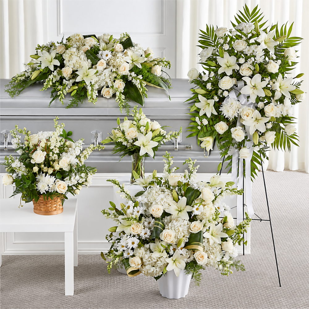 Memorial Service Package - Casket & Urn Tributes