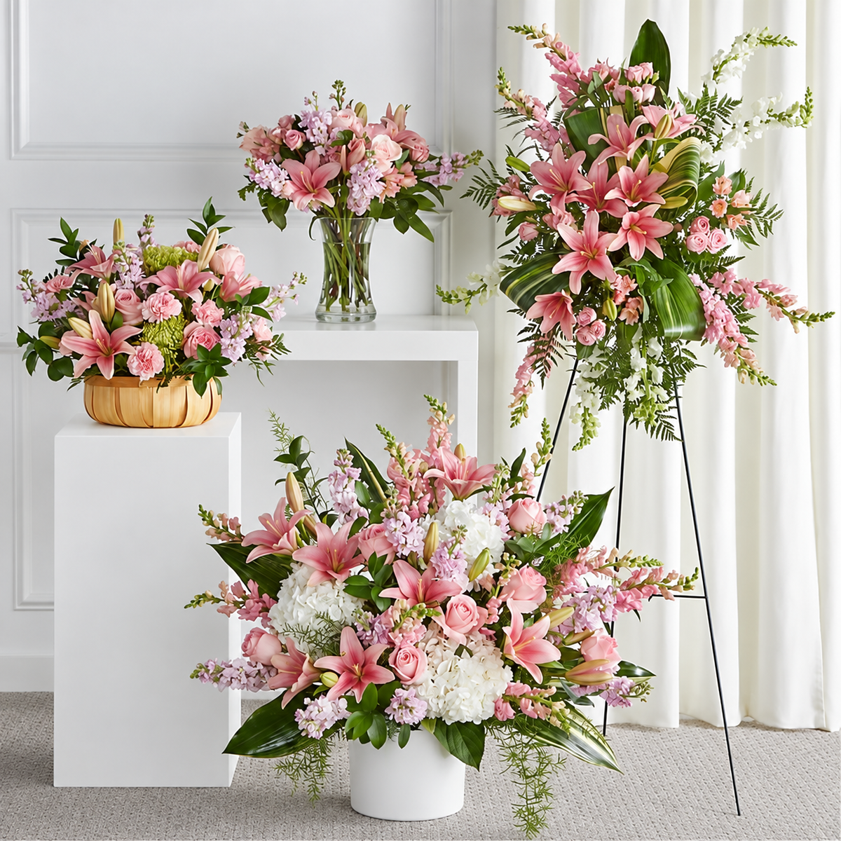 Memorial Service Package - Casket & Urn Tributes