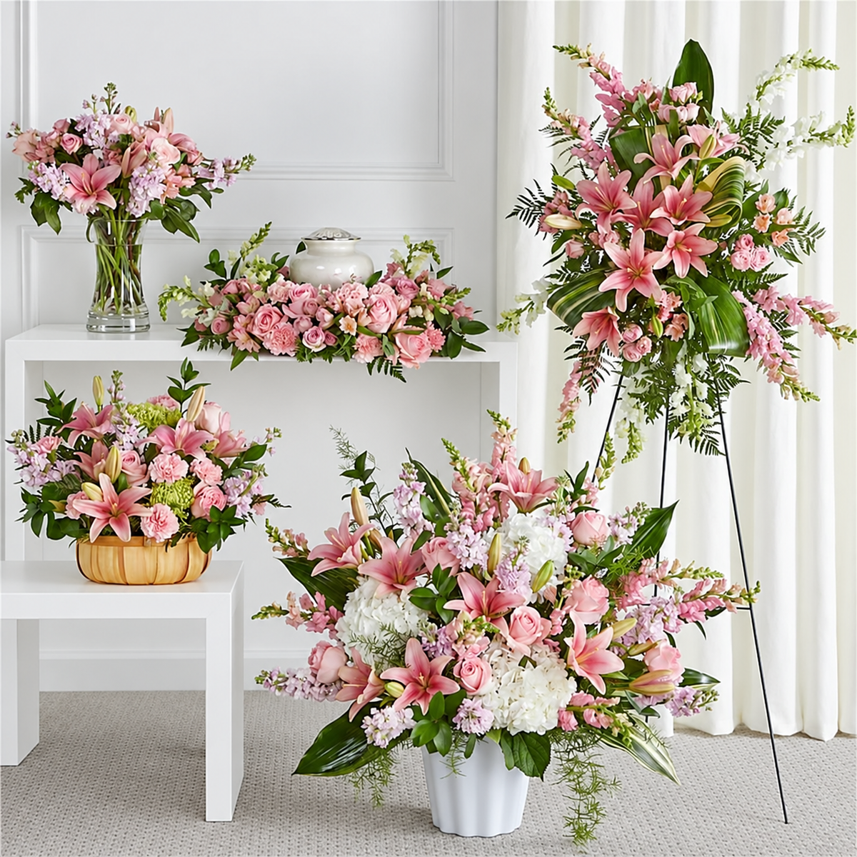 Memorial Service Package - Casket & Urn Tributes