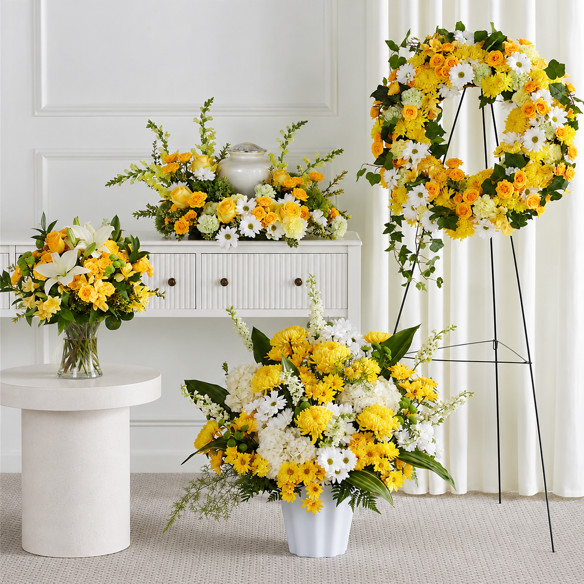 Memorial Service Package - Casket & Urn Tributes