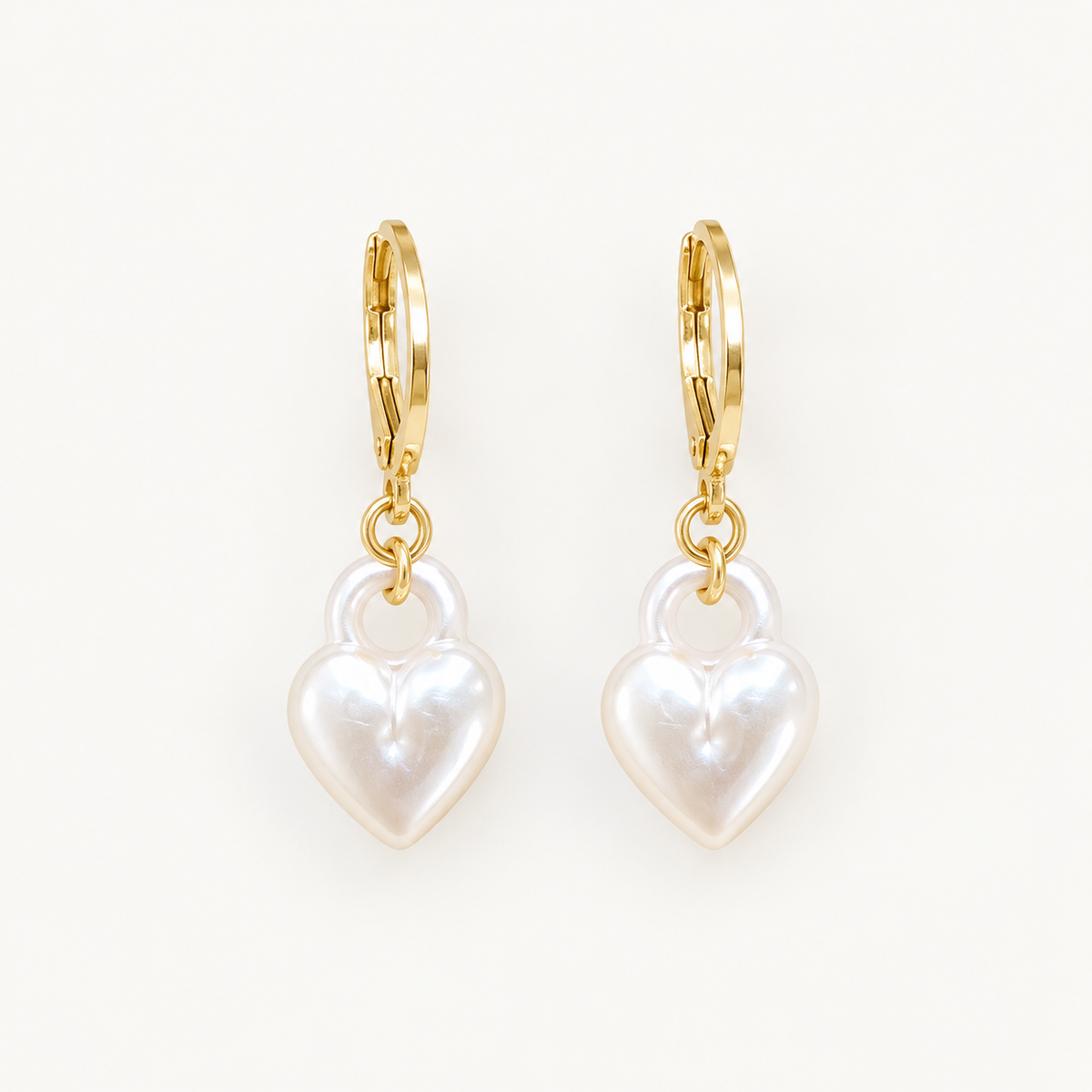 Hearts of Pearl Set or Individual Pieces - 18K Gold Filled