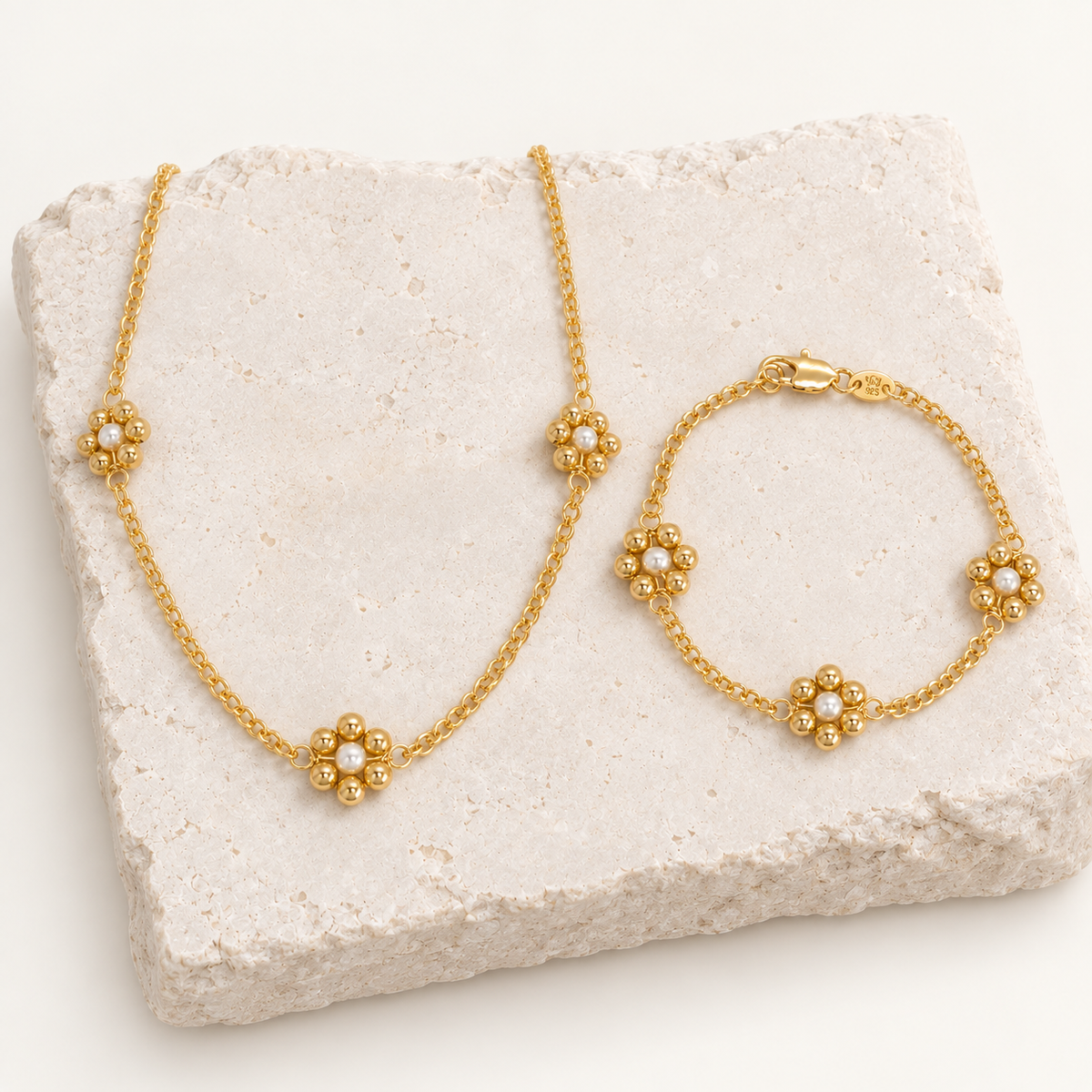 Golden Blossom Set or Individual Pieces - 18K Gold Filled