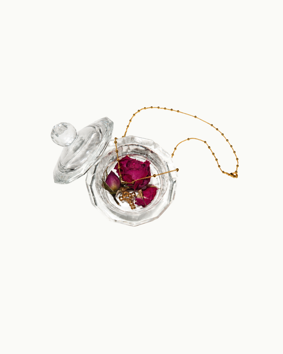 Keepsake Crystal Trinket & Jewelry Box